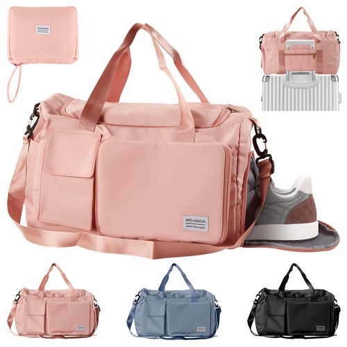 36l foldable gym duffel bag - foldable,