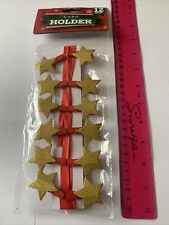 New Set of 12 Hanging Red Peg