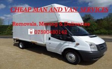 Man and Van Hire Services