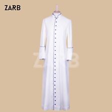 White Roman Cassock with Blue