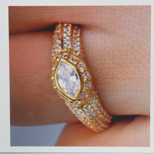 Carat yellow gold ring - 14,