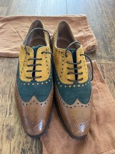 Rare Vintage 3 Tone Edward Green England Ladies Brogues Size 5 Great Condition