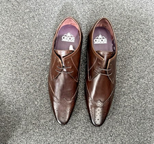 Men ASOS Brown Wingcap Pointed