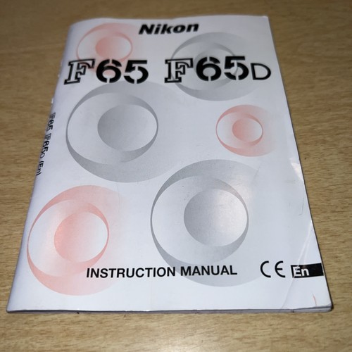 Nikon f65 f65d instruction - f65,