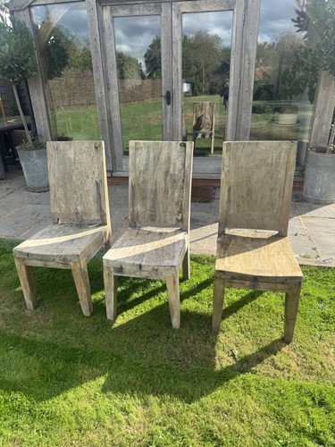 Set rustic wooden - of, 3