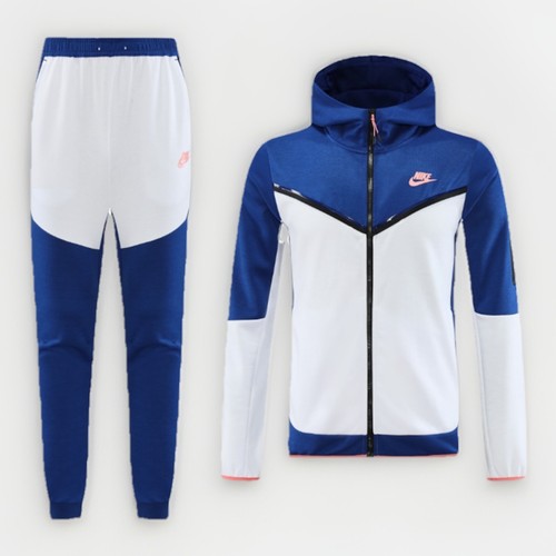 Nike mens tracksuit white blue - nike,