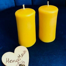 2 x Church Altar Candle Pillar