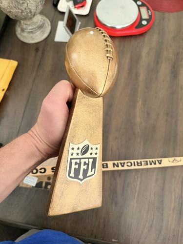 Fantasy football trophy - fantasy, gold