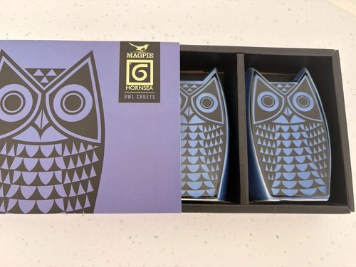 Magpie hornsea owl cruet - hornsea, set