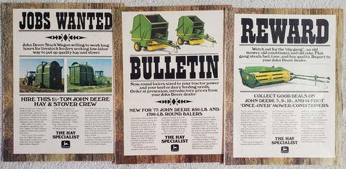 1977 john deere hay equipment - hay,