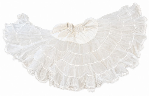 White square dance petticoat - square,