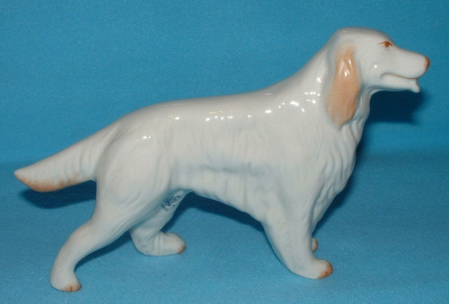 Belleek irish setter porcelain - setter,
