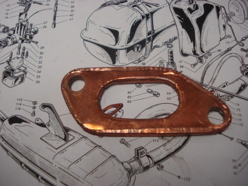 Lambretta exhaust gasket - lambretta,