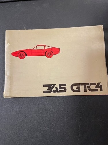 Ferrari 365 gtc parts manual - parts,