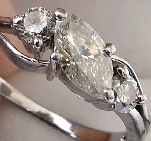 Palladium 75ct marquise - palladium,