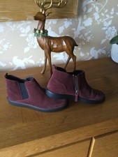 WOMAN'S HOTTER SUEDE LEATHER ANKLE BOOTS 'WANDER' SIZE 6 EXCELLENT CONDITION