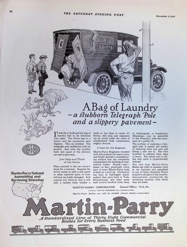 Original 1922 martin parry - martin-parry, ad