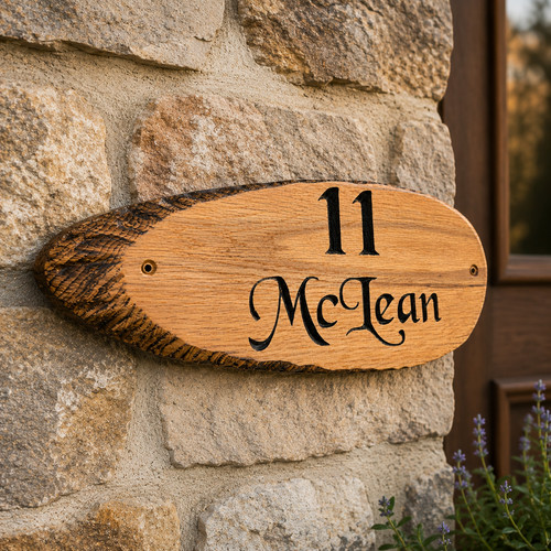 Personalised oak cottage - oak,