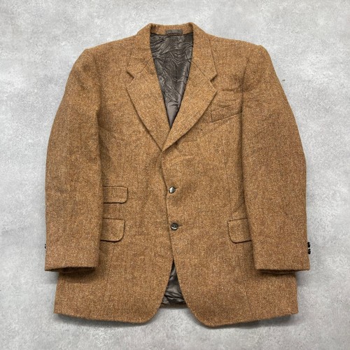 Harris tweed blazer mens large - tweed,