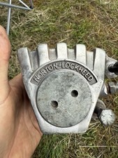 Norton Lockheed Original Billet Alloy Caliper With Pipe & Pistons, Genuine Part