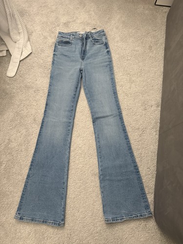 Women zara blue flare - flare, fit