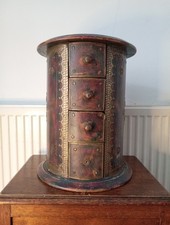 Drum Cylinder Table With 4