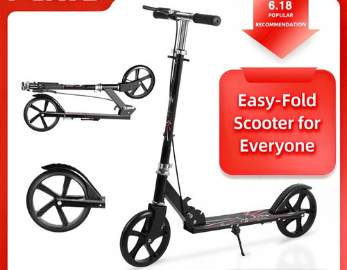 Folding kids scooter kick push - scooter,