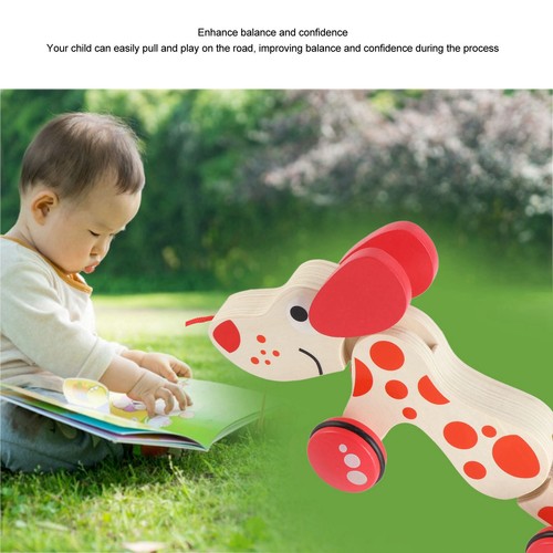 Push pull toy puppy - toy,