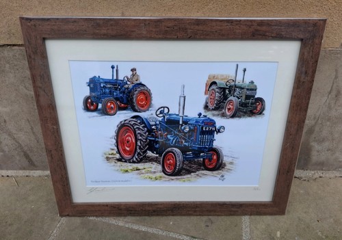 Framed picture print - a4,