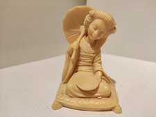 Vintage Resin Sitting Japanese