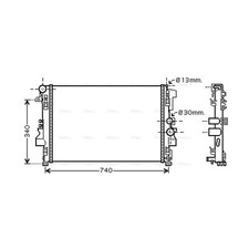 Radiator For Mercedes Vito