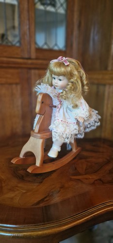 Beautiful porcelain doll with - beautiful,