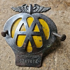Vintage AA Car Badge –
