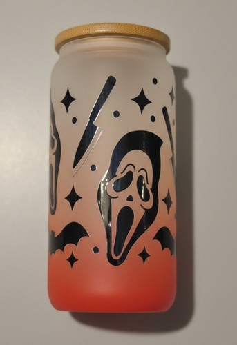 Horror libbey glass cup - glass, with