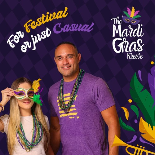 The mardi gras krewe red - mardi,