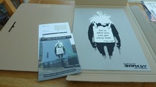 2023 ORIGINAL WARHOL NOT BANKSY ART IS WHAT YOU CAN GET AWAY WITH PRINT No 48