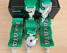 Takata 6 point harness - Green