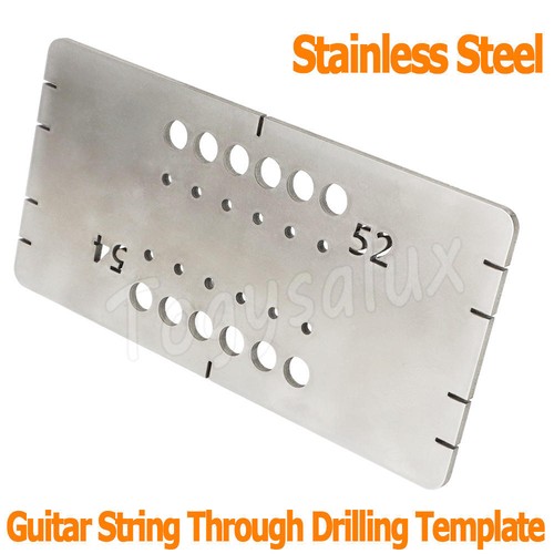 Guitar string through drilling - through,