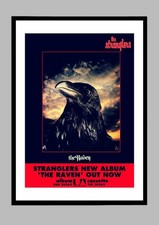 THE STRANGLERS - Framed A3 Poster Print - The Raven - Punk Memorabilia