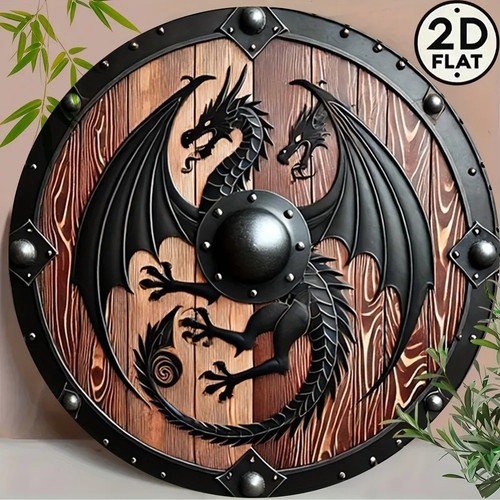 Nordic viking beast shield - beast,