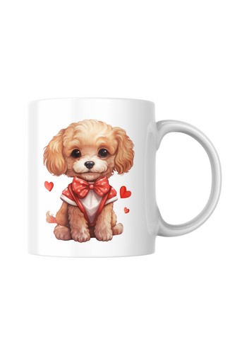 Toy poodle dog - mug,, can