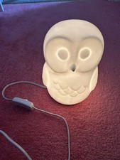 Owl lamp / Night light - White Rabbit England Excellent condition 