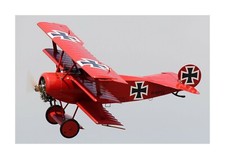 Fokker Triplane 1 The Red Baron A4 reproduction picture poster Choice of frame
