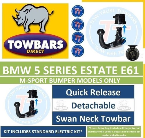 Detachable swan towbar for bmw - towbar,