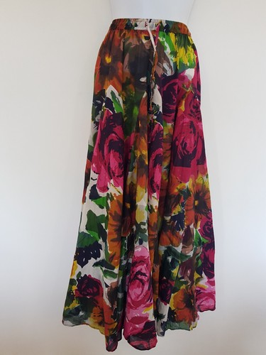 Vintage skirt cotton floral - skirt,