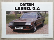 Datsun Laurel 2.4 Brochure