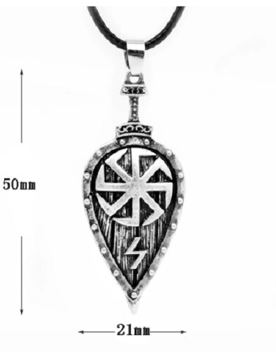 Celtic shield pendant axe - celtic,