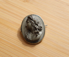 Antique Victorian Lava Cameo