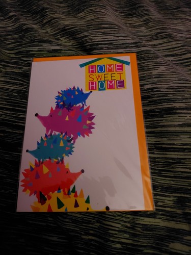 New home greeting - greeting, card