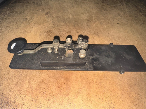 Vintage antique morse code key - morse,